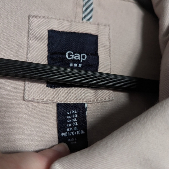 GAP blush pink and rose gold utility jacket size XL - Picture 7 of 10